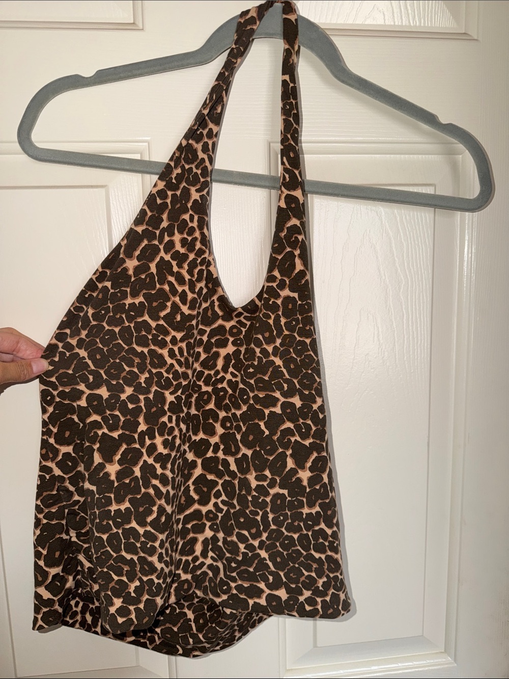 Leopard Print Women’s Halter Top